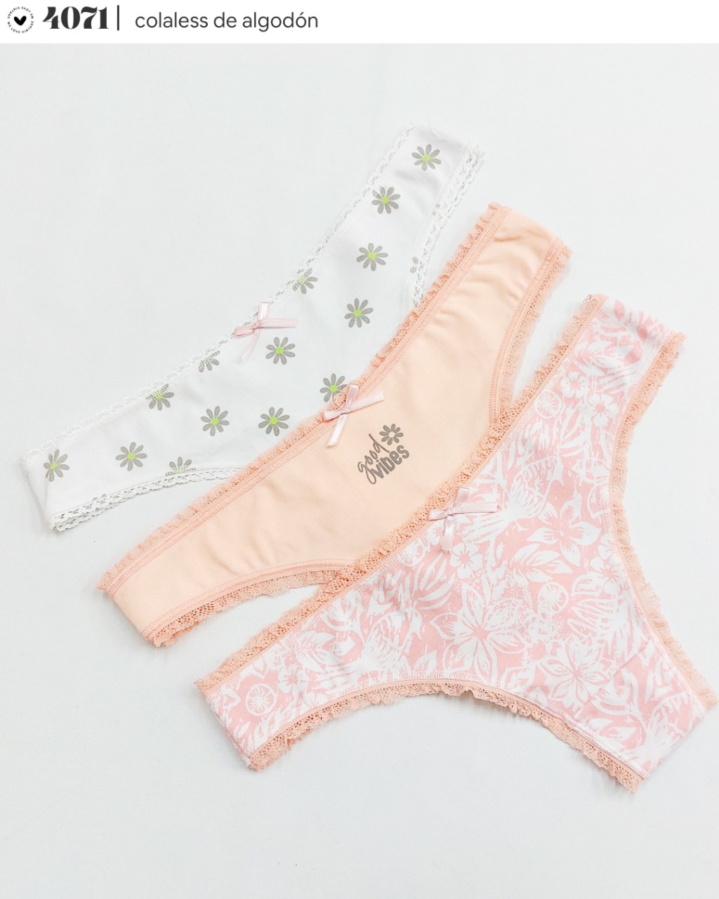 LadyVictoria - Lenceria por mayor - PACK Less Algodn y Lycra 