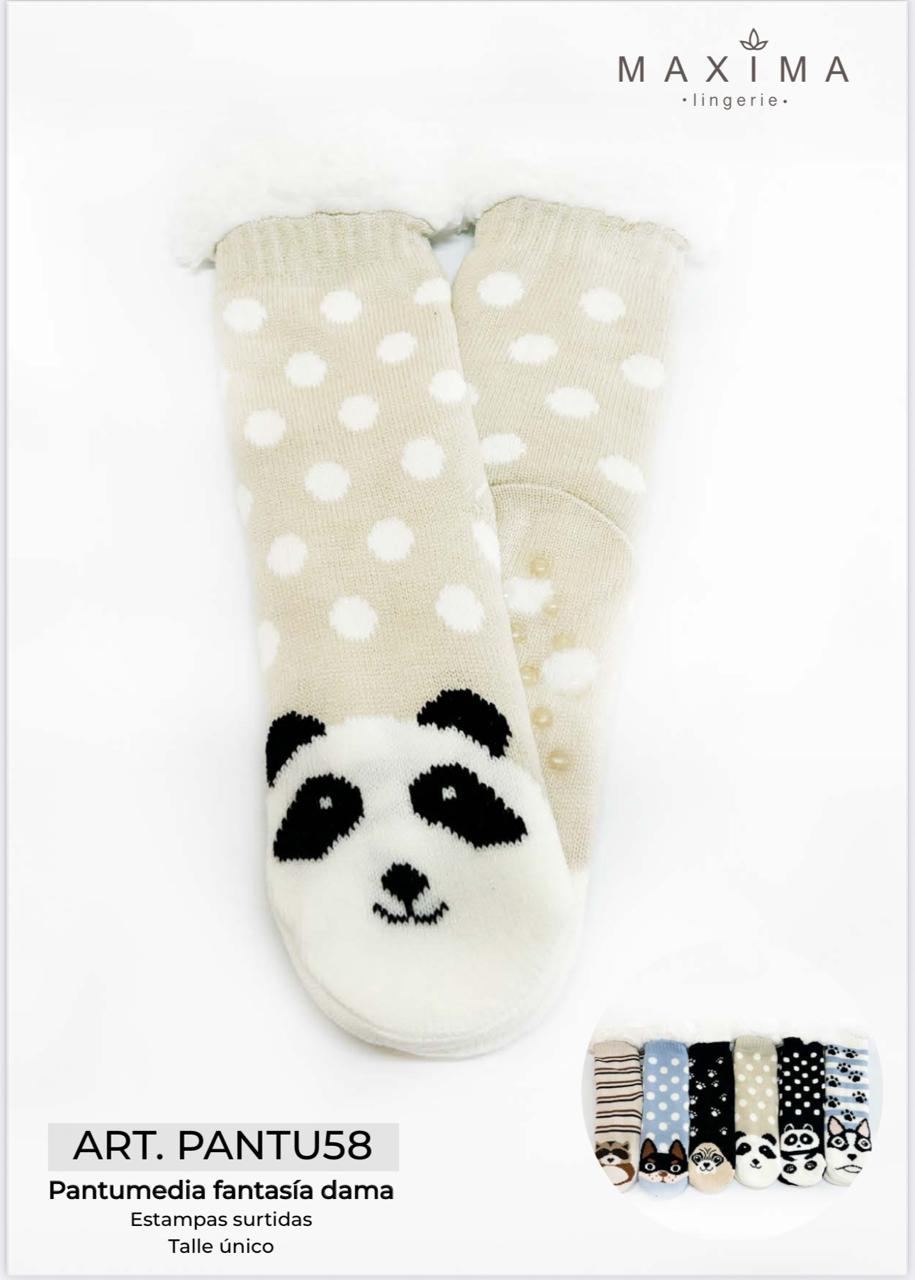 LadyVictoria - Lenceria por mayor - PANTUMEDIA UNISEX CON PELUCHE