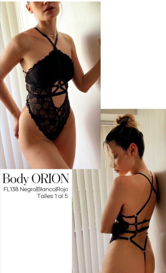 LadyVictoria - Lenceria por mayor - BODY ORION BLACK