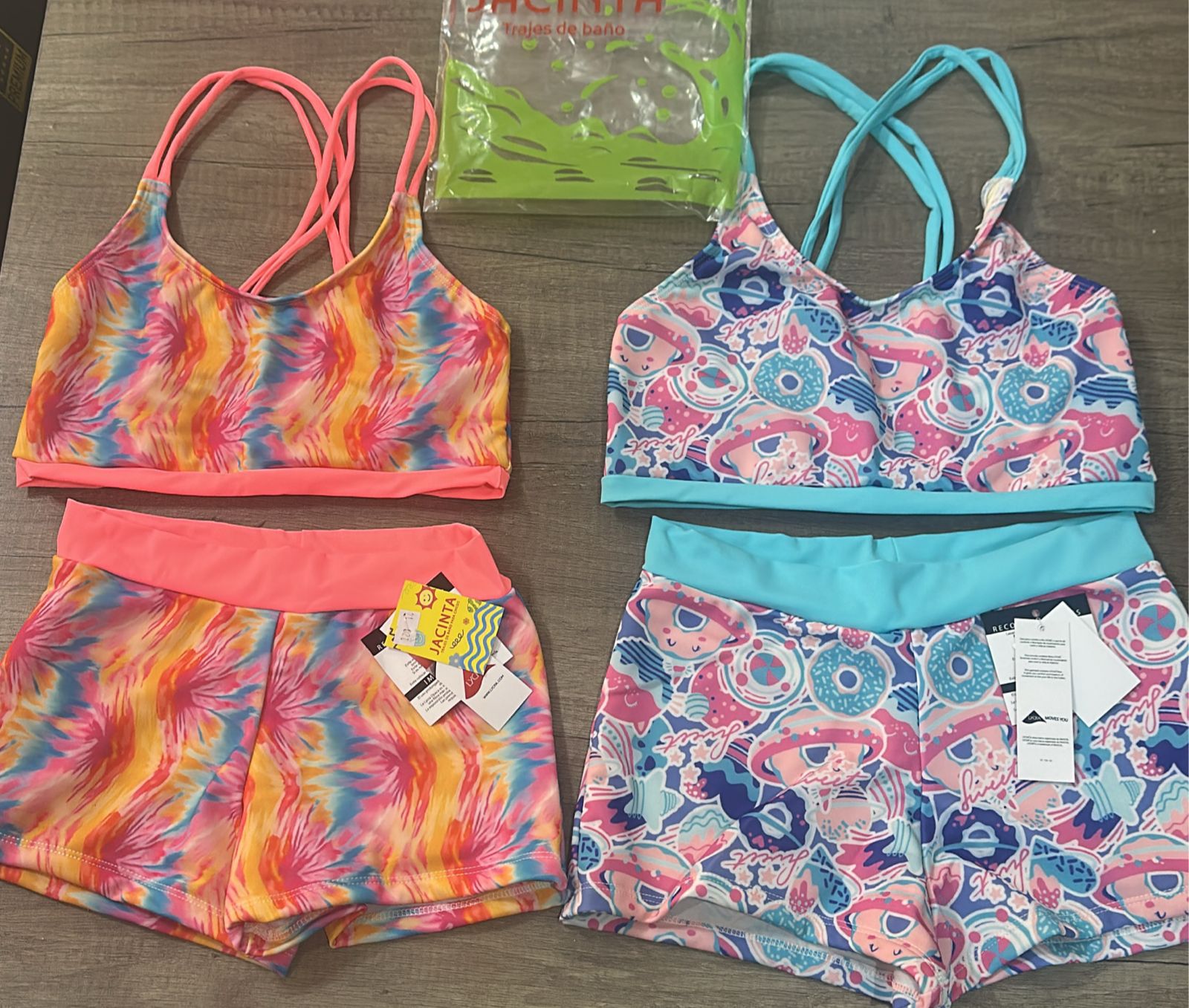 LadyVictoria - Lenceria por mayor - BIKINI CON SHORT JUVENIL