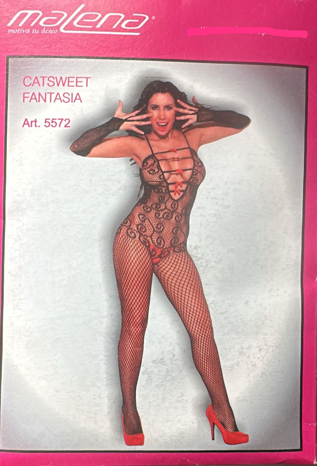 LadyVictoria - Lenceria por mayor - CATSUITS DE RED EROTICO